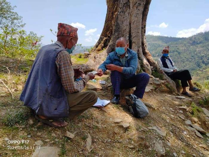 घरदैलोमा पुगेर सामाजिक सुरक्षा भत्ता वितरण