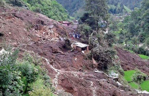 वर्षाले व्यासका ५५ घरमा क्षति