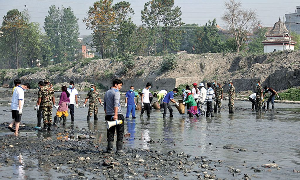 वाग्मती सफाइ महाअभियान ४५०औँ हप्तामा