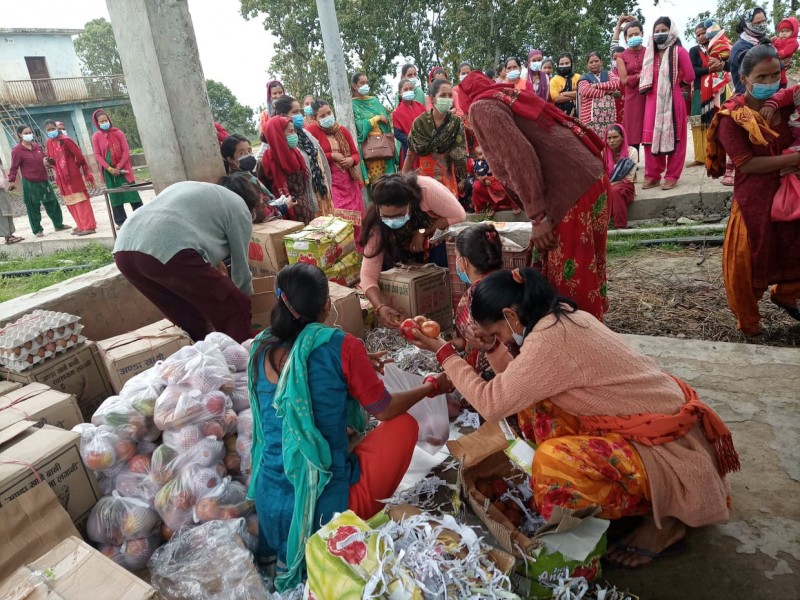 हजार दिनका आमालाई पोषणयुक्त कोसेली 