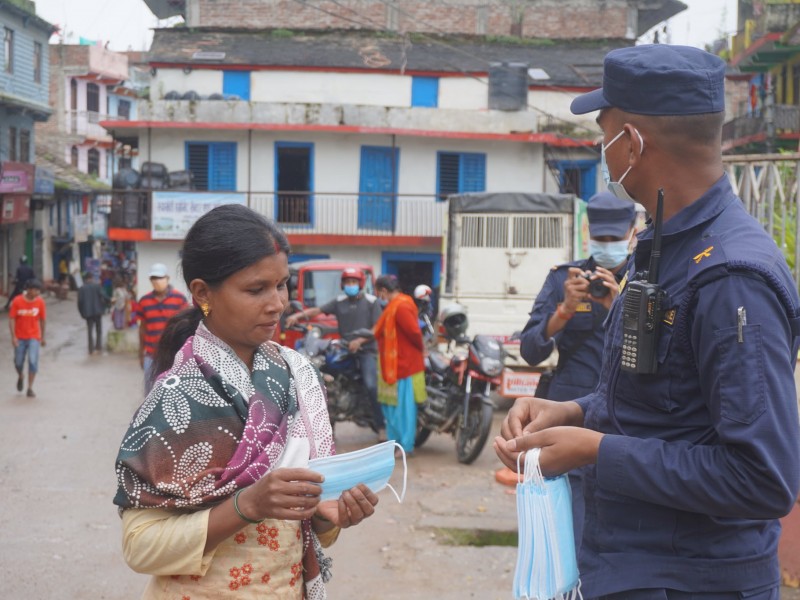 दैलेखमा सुरु ‘नेपाल मास्क अभियान’