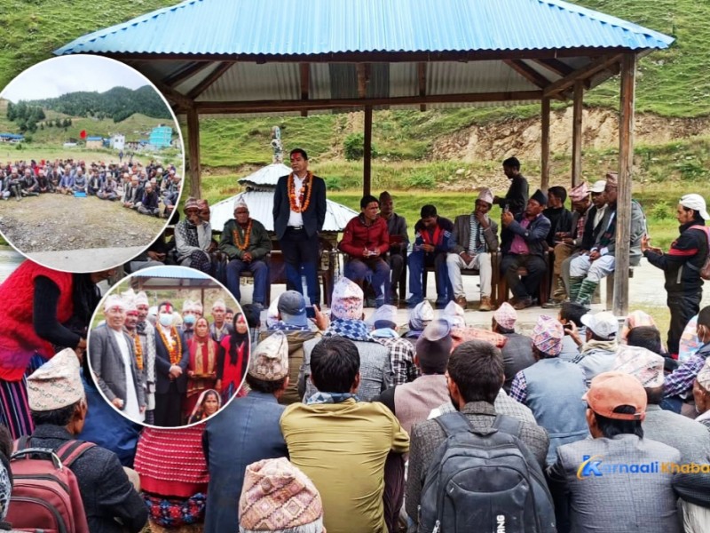 जनताको गुनासो सुन्न घरदैलोमा नरेश भण्डारी 