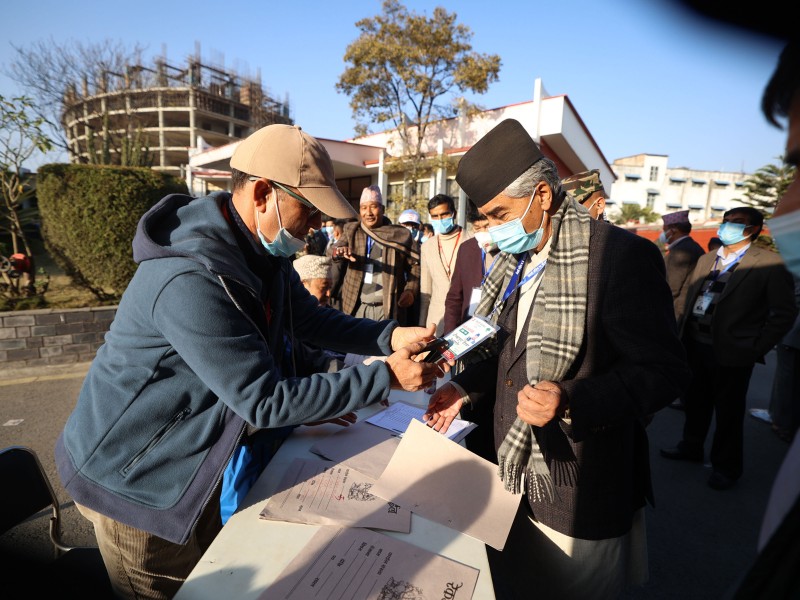 कांग्रेस सभापति पदको दोस्रो चरणको मतदान सम्पन्न