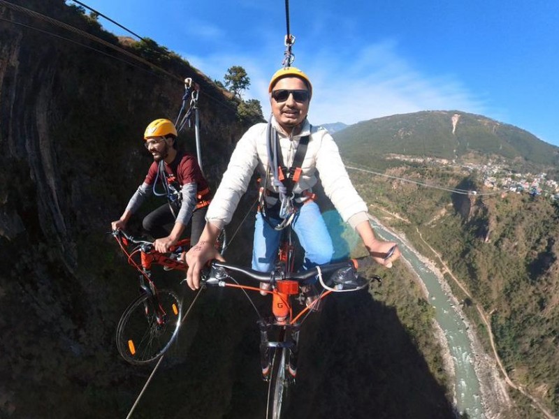 विश्वकै दोस्रो लामो स्काई साइक्लिङ सञ्चालनमा