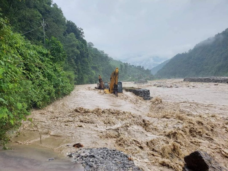 जोखिममा मेलम्ची तटीय क्षेत्र