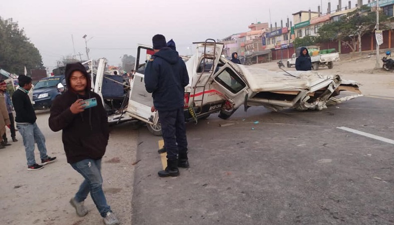 जन्ती बोकेको जीप दुर्घटना हुँदा ५ जनाको मृत्यु, ९ जना घाइते