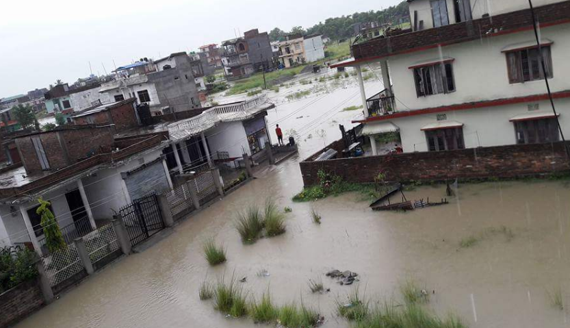 गोबरगाढाका ३५ घर डुबानमा